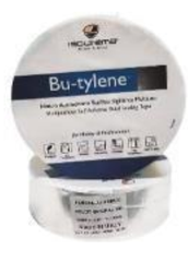 Fanxisil Bu-Tylene Alu Brico - Băng Keo Cuộn Fanxisil 5cm Gốc Butylene, Chống Cháy, Dài 10m, Dày 1.0mm, Xám, 12 Cuộn/Thùng