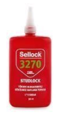 Selock 3270 - Keo Khóa Ốc Studlock 3270, 50ml, Đỏ, 12 Chai/Hộp