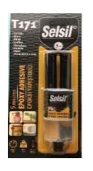 Selsil T171 Epoxy Syringe 5 Min Multipurpose 24ml (28g) - Keo Epoxy Đa Dụng 5 Phút Dạng Ống Tiêm, 24ml (28g), Màu Trong, 12 Vỉ / Hộp