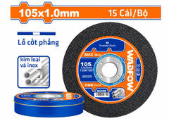 Bộ 15 Đá Cắt Kim Loại 105x1x16mm WADFOW