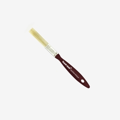 0.5" (1.3cm) Cọ Sơn Cán Nhựa Màu Nâu Syn (Sợi Tổng Hợp) Thanh Bình 1NNS05, 12 Cây / Lố