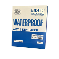 Giấy Nhám Nước, Riken, C35P, Khổ A4, 230x280mm (9" x 11"), 100 Tờ/Xấp (Water Sandpaper)