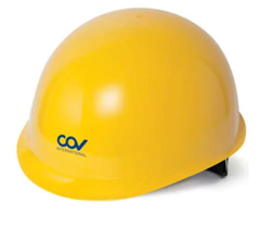 Nón Bảo Hộ Lao Động COV COV-HF-007 Có Xốp, Màu Trắng, Vàng Và Đỏ
