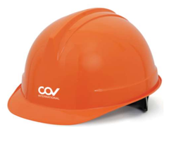 Nón Bảo Hộ Lao Động COV VINAH-E001 Loại Thường Có Xốp, Màu Trắng, Vàng, Đỏ, Xanh Dương, Cam Và Xám