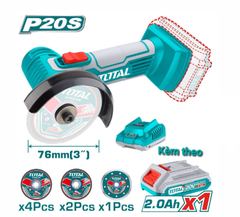 Máy Cắt Và Mài Mini Dùng Pin 20V Total