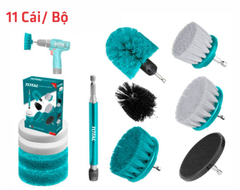 Bộ 11 Bàn Chải Làm Sạch Total TACB1101