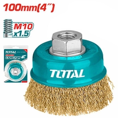 Chén Cước Đánh Gỉ Bằng Thau 100mm Total TAC31041.2 -