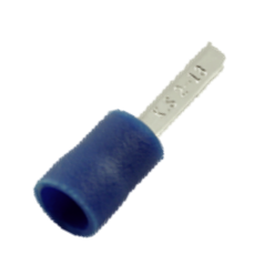 Đầu Cosse Pin Dẹp Bọc Nhựa 0.5–1.5 mm KST DBV1-10, 0.5–1.5 x 10 mm, 100 Cái/Túi