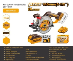 Máy Cưa Đĩa Dùng Pin 20v-140mm INGCO