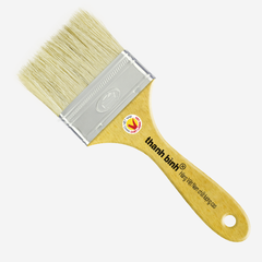 3" (7.5cm) Cọ Sơn Thỏ Cán Gỗ Thanh Bình 1CT30, 12 Cây / Lố
