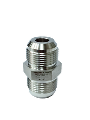Hikelok, Fitting, Threaded Hex Nipple, 3/8" Female JIC x 1/2" FNPT, 5000 PSI, SS316