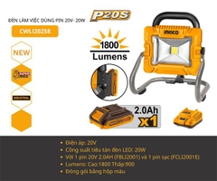 Đèn Làm Việc Dùng Pin 20V-20W INGCO