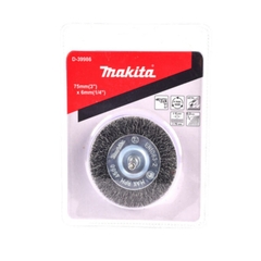 75mm Chổi Đánh Gỉ Dạng Tròn Chuôi 6mm Makita D-39986