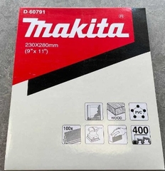 230x280mm Giấy Chà Nhám Cho Sơn #400 Makita D-60791, 100 Cái/Hộp