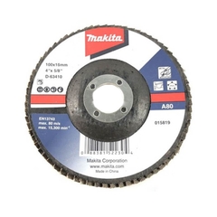 100x16mm Đĩa Nhám Xếp #A80 Makita D-63410