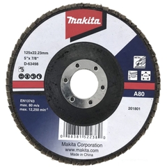 125x22.23mm Đĩa Nhám Xếp Sợi Thủy Tinh Makita D-63498
