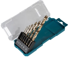 2, 3, 4, 5, 6, 8mm Bộ Mũi Khoan Kim Loại HSS-CO 6 Cái Makita D-75758