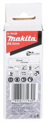6.5x101mm Mũi Khoan Kim Loại HSS-GS 10 Cái Makita D-78128