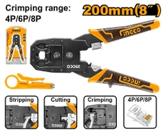 Kìm Bấm Cos Dây Điện 8 Inch/200mm Ingco