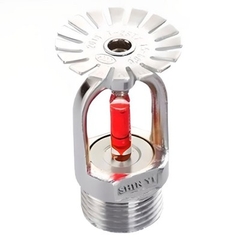 Đầu Phun Chữa Cháy Hướng Xuống Shin Yi SFSP DN15 Và DN20, 21mm Và 27mm, Bạc