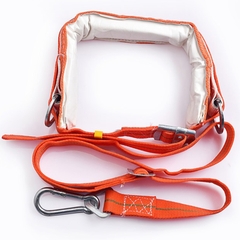 Dây Đai An Toàn Ngang Hông Cho Thợ Điện, Màu Cam, Dây Đeo 200cm, Dây Bụng 150cm, Tải Trọng 200kg