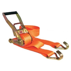 Dây Tăng Đơ (Dây Chằng Hàng) 2 Đầu Móc J (Cargo Lashing Belt) Bản Rộng 35mm, Tải Trọng 2 Tấn, Dài 1m Tới 6m