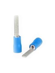 Đầu Cosse Pin Dẹp Bee AUTO DBV2-18, 2mm², Xanh Dương