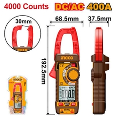 Đồng Hồ Kẹp Kỹ Thuật Số AC/DC 400A-4000 Số Đếm Ingco