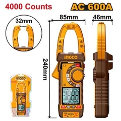 Đồng Hồ Kẹp Kỹ Thuật Số Ac 600A-4000 Số Đếm Ingco