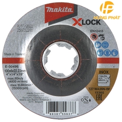 100x6x22.23mm Đá Mài Inox WA36N X-LOCK Makita E-00496