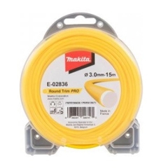 3.0-15M Dây Cước Cắt Cỏ Tròn Đôi Màu Vàng Makita E-02836