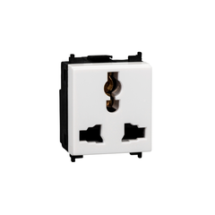 Ổ Cắm Đơn Đa Năng 13A Size M S-Flexi Schneider F1426UAM_WE, 45x45mm, Màu Trắng, 32 Cái / Hộp, 320 Cái / Thùng