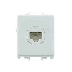 Ổ Cắm Mạng Cat6 Size M S-Flexi Schneider F50RJ8M6_WE_G19, 45x45mm, Màu Trắng, 24 Cái / Hộp, 240 Cái / Thùng