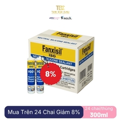 Fanxisil® 9001 Neutral Silicone Sealant - Silicone Trung Tính Không Mùi, 300ml, Nâu Gỗ, 24 Chai/Thùng