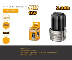 Pin 16vx2.0ah INGCO