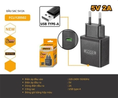 Đầu Sạc 5vx2a INGCO