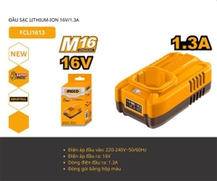 Sạc 16vx1.3a INGCO