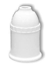 Đui Đèn E27 Xoáy Màu Trắng 250VAC 10A LiOA DDXW, Kích Thước 3×3×5cm, 100 Cái/Thùng