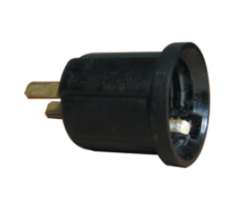 Đui Đèn E27 Liền Phích Cắm 250VAC 10A LiOA DDCP, Kích Thước 3×3×7cm, 125 Cái/Thùng