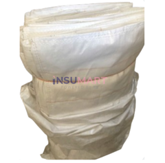 Bao Jumbo 1 Tấn (Miệng Rộng - Đáy Liền), Có Túi Đựng Tài Liệu A4 Zipper, Tem HDSD, 4 Quai Vòng Đáy, Cao 30cm, 10 Bao / Túi, 2 Kg / Bao