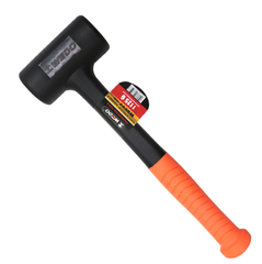 Rubber Shockproof Hammer, WD693 Series, 450-1575g, WEDO, Steel