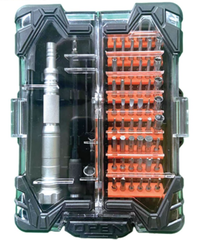 62PCS Precision Screwdriver Bits Set, WD1505-62, 62pcs, WEDO, Steel