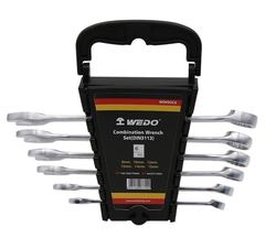 6PCS Combination Wrench Set (DIN3113), WD003C6, 8,10,12,13,14,15mm, WEDO, Steel