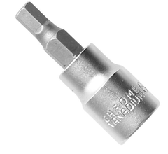 1/2"Dr.Bit Socket Hexagon, WD138 Series, H4-H17, WEDO, Steel