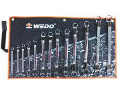 13PCS Double Box Offset Wrench Set, WD202B13, 6×7,8×10,10×12,11×13,12×14,14×17,16×18,17×19,19×22,21×23,22×24,24×27,30×32mm, WEDO, Steel