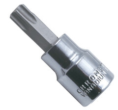 3/8"Dr.Bit Socket Tamper Proof Torx, WD136 Series, T45-T60, WEDO, Steel