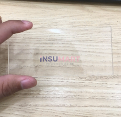 Miếng Kính Hàn Màu Trắng Nhựa PC (Polycarbonate), 108x50x3mm