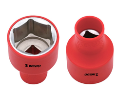 Injection Socket C=1/4", IN534 Series, 4-14mm, WEDO, Insulated Steel
