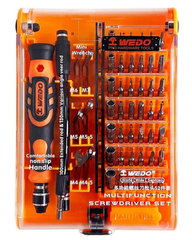 52PCS Precision Screwdriver Bits Set, WD1502-52, 52pcs, WEDO, Steel