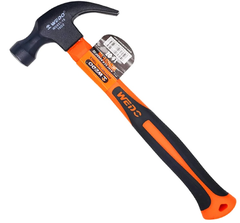 American Type Claw Hammer With Plastic Coating Handle, WD651 Series, 8-16OZ, WEDO, Steel